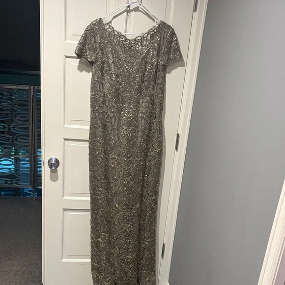 Tadashi Shoji | Dresses | Tadashi Shoji Gold Lace Evening Dress | Poshmark Tadashi Shoji | Dresses | Tadashi Shoji Gold Lace Evening Dress | Poshmark